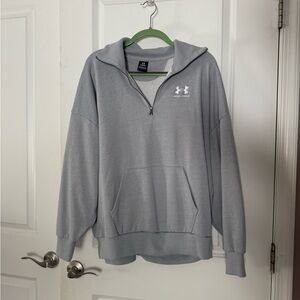 Under Armour Light Gray Zip-Up Jacket